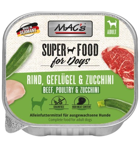 MAC´s Beef, Poultry & Courgette