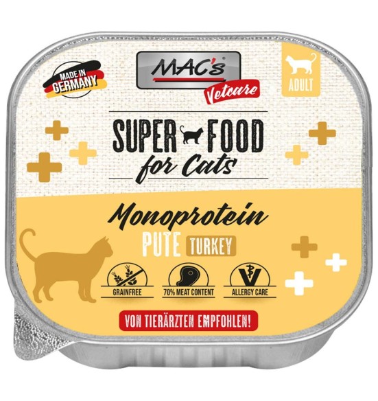 MACs Cat Vetcare Mono Turkey MACs Cat Vetcare Mono Turkey