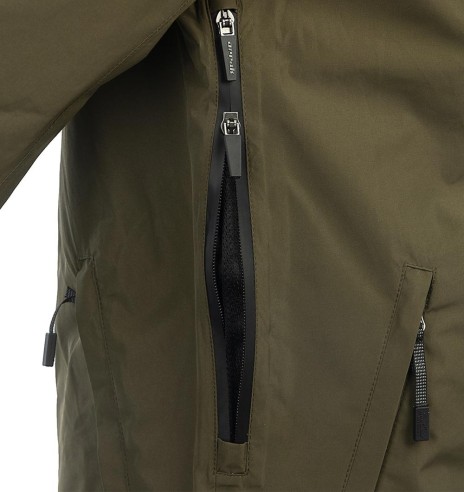 Vihmajope naistele, veekindel ja hästihingav, oliiviroheline Rain Jacket (Arrak)