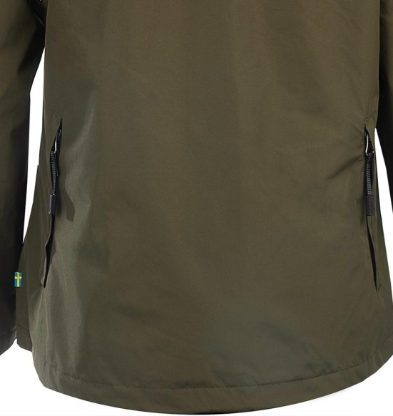 Дождевик для женщин, водонепроницаемый и дышащий, оливково-зеленый Rain Jacket (Arrak Outdoor)