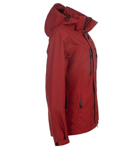 Дождевик для женщин, водонепроницаемый и дышащий, вишнево-красный Rain Jacket (Arrak Outdoor)