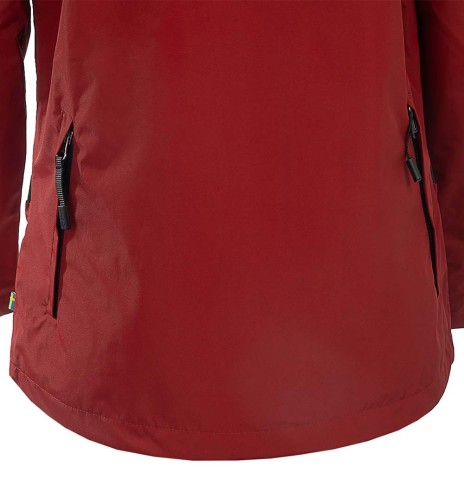 Дождевик для женщин, водонепроницаемый и дышащий, вишнево-красный Rain Jacket (Arrak Outdoor)