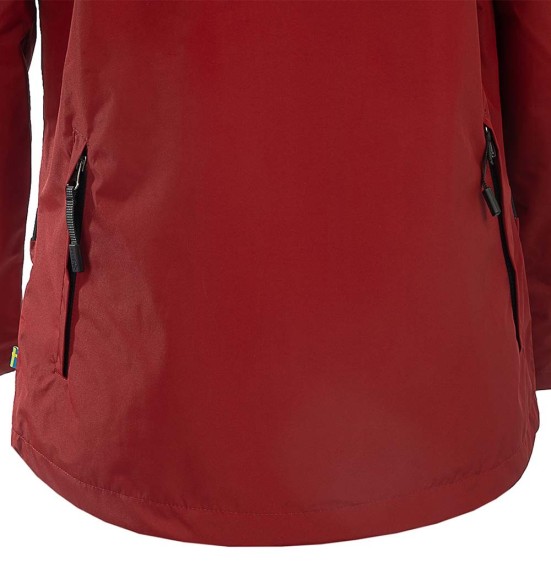 Дождевик для женщин, водонепроницаемый и дышащий, вишнево-красный Rain Jacket (Arrak Outdoor)