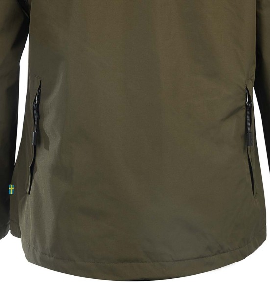 Vihmajope meestele, veekindel ja hästihingav, oliiviroheline Rain Jacket (Arrak Outdoor)