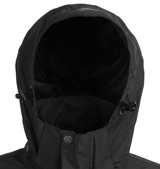 Vihmajope meestele, veekindel ja hästihingav, must Rain Jacket (Arrak Outdoor)