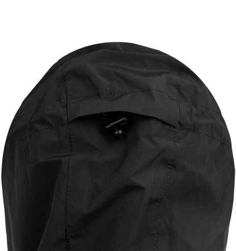 Дождевик для мужчин, водонепроницаемый и дышащий, чёрный Rain Jacket (Arrak Outdoor)