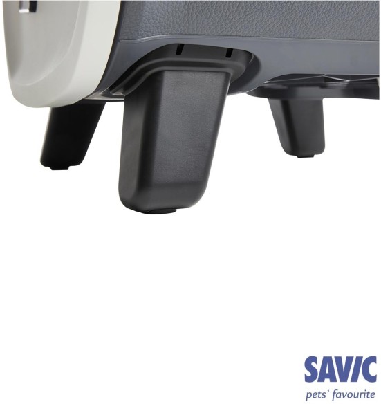 Dekoratiivne liivakast kassile, nahaimitatsiooniga, jalgadel kassitualett Mira De Luxe Toilet Home (Savic)