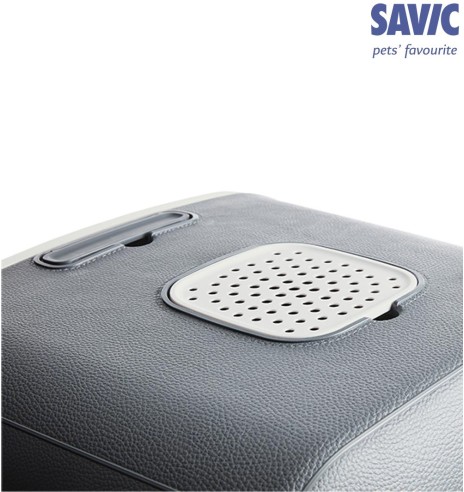 Dekoratiivne liivakast kassile, nahaimitatsiooniga, jalgadel kassitualett Mira De Luxe Toilet Home (Savic)