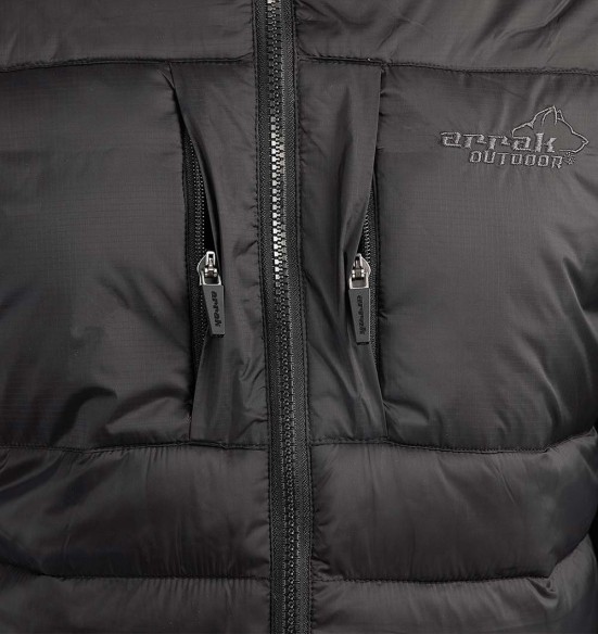 Теплая женская куртка, легкая и мягкая, чёрная Warmy Jacket (Arrak Outdoor) Теплая женская куртка, легкая и мягкая, чёрная Warmy Jacket (Arrak Outdoor)