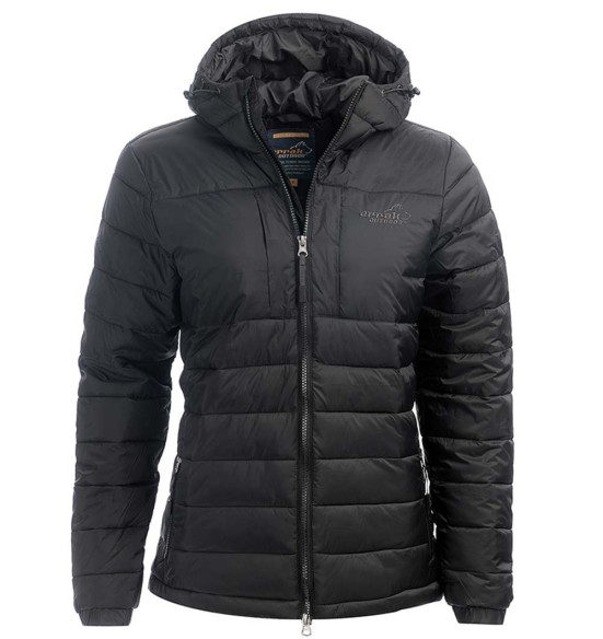 Теплая женская куртка, легкая и мягкая, чёрная Warmy Jacket (Arrak Outdoor) Теплая женская куртка, легкая и мягкая, чёрная Warmy Jacket (Arrak Outdoor)