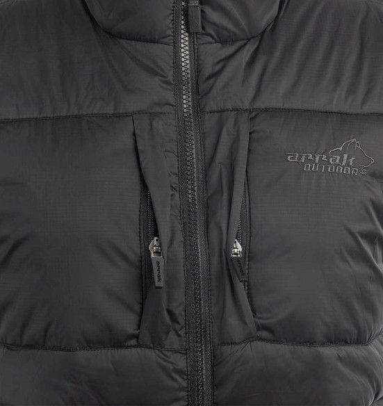 Soe vest meestele, kerge ja pehme, must Warmy Vest (Arrak Outdoor)