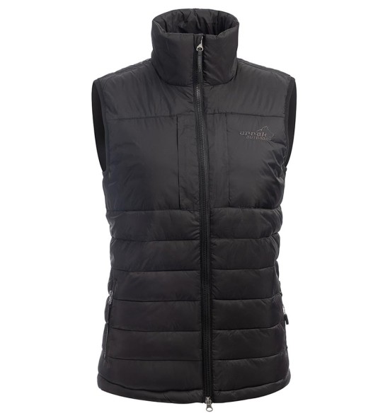Soe vest naistele, kerge ja pehme, must Warmy Vest (Arrak Outdoor)