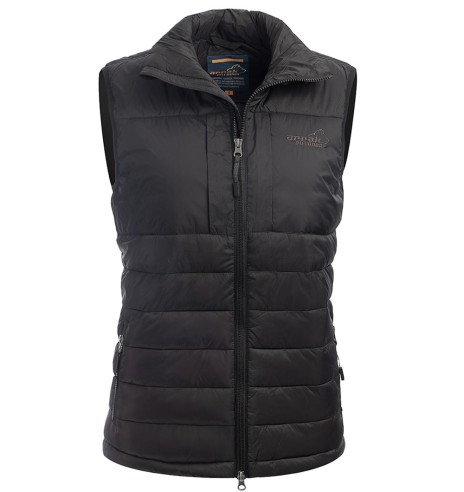 Soe vest naistele, kerge ja pehme, must Warmy Vest (Arrak Outdoor)