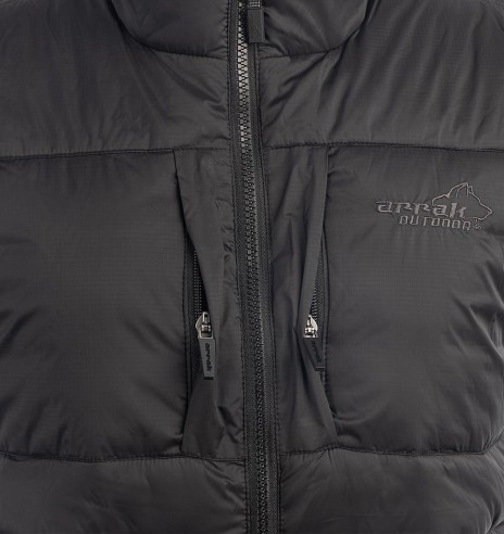Теплый жилет мужской, легкий и мягкий, чёрный Warmy Vest (Arrak Outdoor)