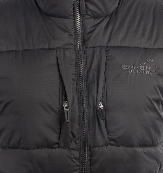 Теплый жилет мужской, легкий и мягкий, чёрный Warmy Vest (Arrak Outdoor)