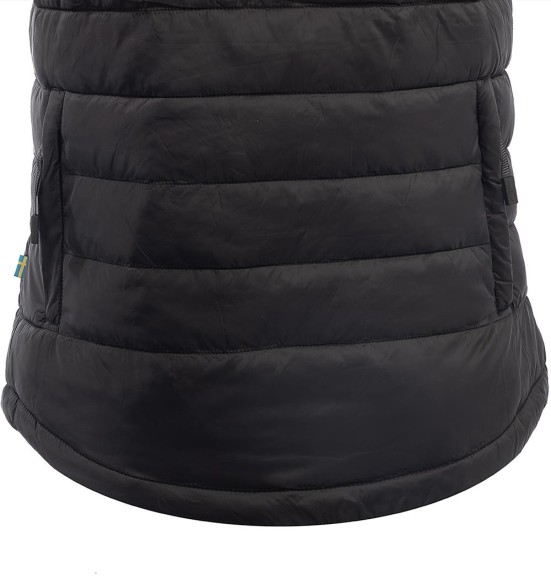 Soe vest naistele, kerge ja pehme, must Warmy Vest (Arrak Outdoor)