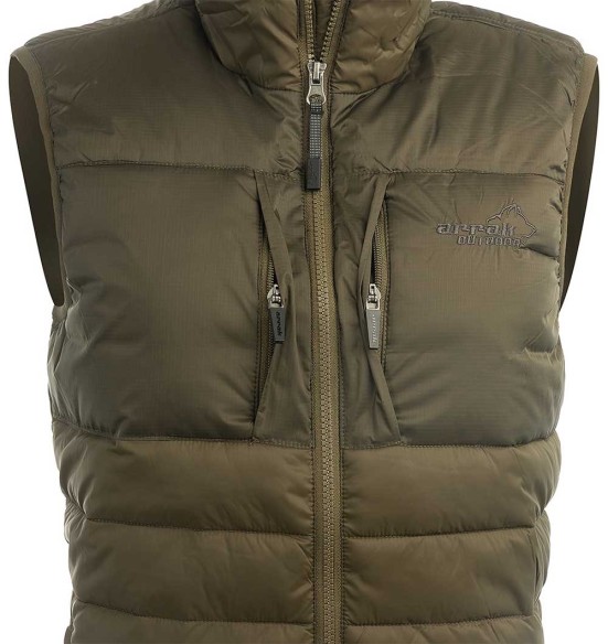 Теплый жилет мужской, легкий и мягкий, чёрный Warmy Vest (Arrak Outdoor)