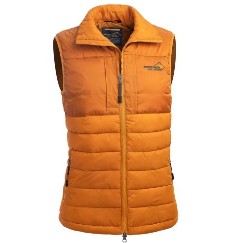 Теплый жилет мужской, легкий и мягкий, чёрный Warmy Vest (Arrak Outdoor)