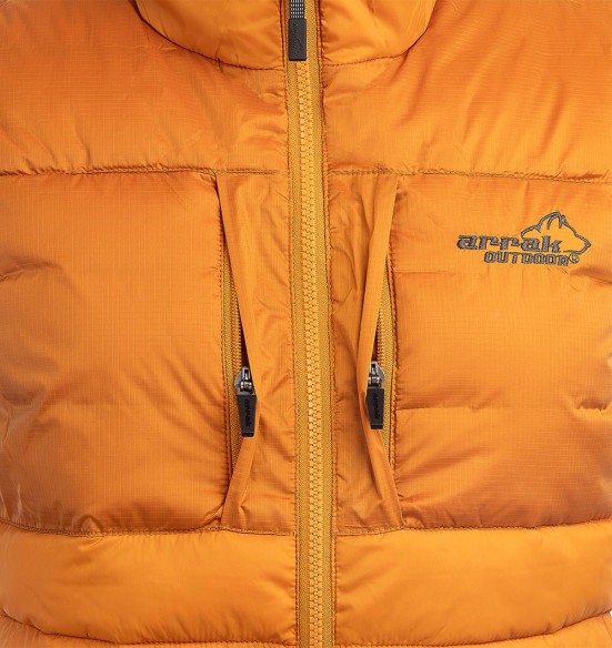 Теплый жилет мужской, легкий и мягкий, чёрный Warmy Vest (Arrak Outdoor)