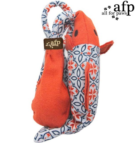 Игрушка интерактивная для кошек, подвижная с воздушным насосом Pop Up Fish (AFP- Vintage)