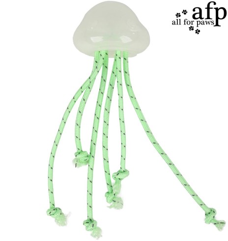 Светящаяся в темноте игрушка для собак Glowing Jellyfish (AFP - K-Nite)
