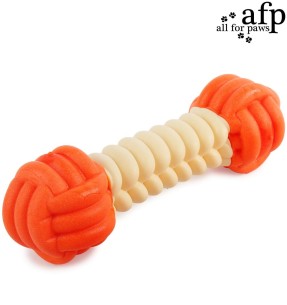 Mänguasi kutsikale - kummist lutt kollane Puppyfier S (AFP - Pups)–Kummist mänguasjad–AFP - All For Paws–Valgekihv 2