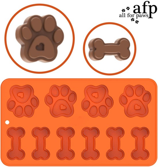 Silikoonit vorm koerale maiuste valmistamiseks Doggie The Chef (AFP - Bone Appetit)
