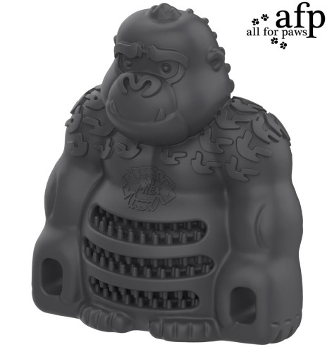 Игрушка для собак, изготовлена ​​из сверхпрочной резины, наполняемая лакомством,Tought Chew Gorilla - L (AFP - My T-Rex)