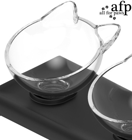 Kaheosaline kauss kassile Cat Double Dinner (AFP - Lifestyle 4 Pets)