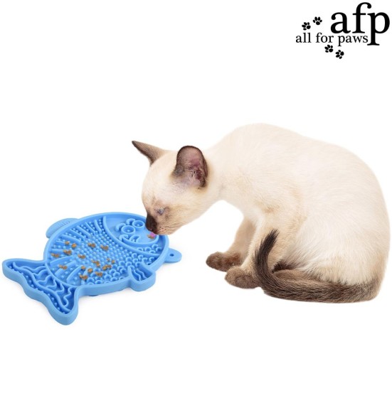 Коврик для еды и лакомств, с присосками Lick-A-Fish (AFP - Calming Pals)