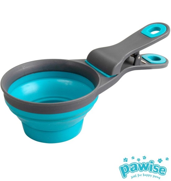 Мерный стакан силиконовый - зажим для упаковки (Pawise)