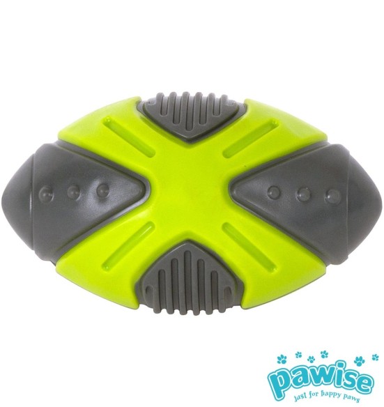 Игрушка для собак, американский футбольный мяч с пищалкой Dog Squeaky Football (Pawise)