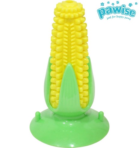 Игрушка для собак, кукурузный початок с присоской Doggy Toy - Corn (Pawise)