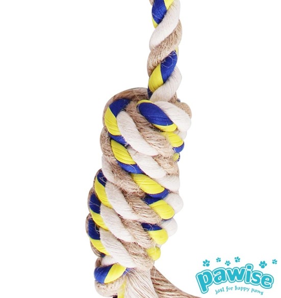 Köis-mänguasi koerale, sõlmede ja aasaga Floss Tugger Loop & Knot (Pawise)