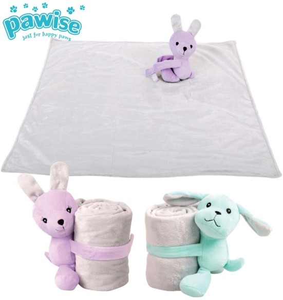 Игрушка для щенка - кролик/собака с пледом Pupply Life Blacket with Toy (Pawise) Игрушка для щенка - кролик/собака с пледом Pupply Life Blacket with Toy (Pawise)