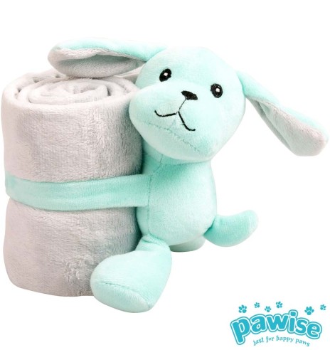 Игрушка для щенка - кролик/собака с пледом Pupply Life Blacket with Toy (Pawise)
