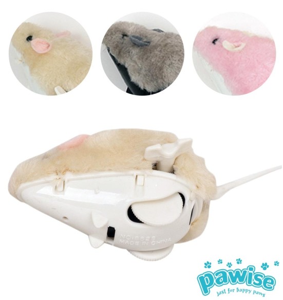 Mänguasi kassile, üleskeratav hiir Clockwork Mouse (Pawise)