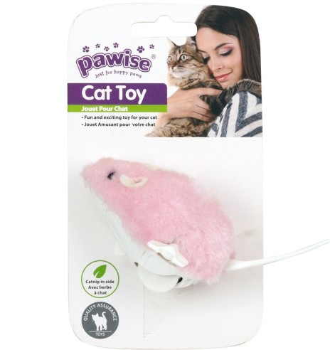 Mänguasi kassile, üleskeratav hiir Clockwork Mouse (Pawise)