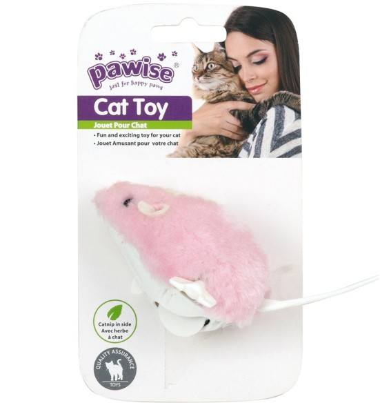 Mänguasi kassile, üleskeratav hiir Clockwork Mouse (Pawise)