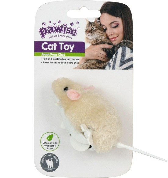 Mänguasi kassile, üleskeratav hiir Clockwork Mouse (Pawise)