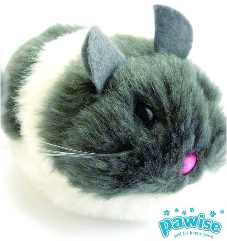 Игрушка для кошек, мышка на верёвочке Vibrating Mouse (Pawise)