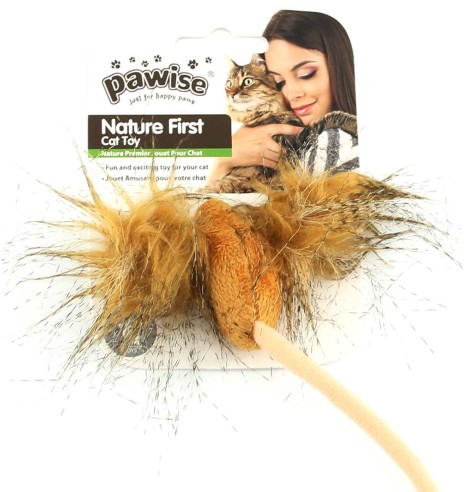 Mänguasi kassile, suurte kõrvadega hiir Crazy Ear Mouse (Pawise)