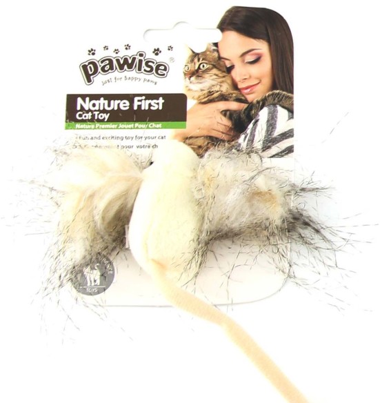 Mänguasi kassile, suurte kõrvadega hiir Crazy Ear Mouse (Pawise)