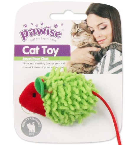 Игрушка для кошек, разноцветная мышка Meow Meow Life-Mouse (Pawise)