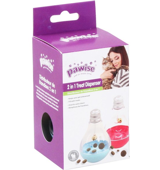 Mänguasi kassile, maiustega täidetav pirn Cat Bulb Dispenser (Pawise)