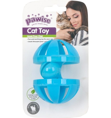 Mänguasi kassile, pöörleva palliga Plastic Wheel with Ball (Pawise)