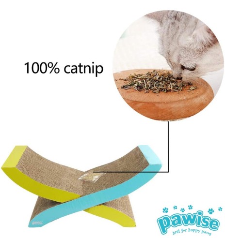 Kassi kraapimisalus, kartongist võrkkiik Cat Hammock Scratching 2 in 1 (AFP - Catoon)