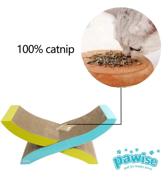 Kassi kraapimisalus, kartongist võrkkiik Cat Hammock Scratching 2 in 1 (AFP - Catoon)