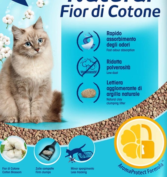 Наполнитель для кошачьих туалетов Biokats Natural, с эффектом защиты от неприятного запаха, 5 кг