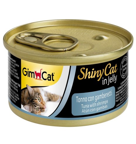 ShinyCat konserv kassile tuuni ja krevettidega tarrendis 70 g (GimCat)